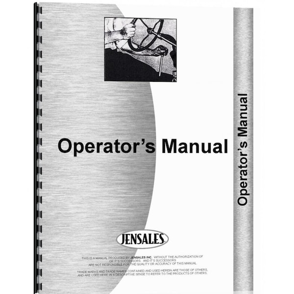 Aftermarket Tractor Operator Manual for International Harvester 1455XL RAP73104 - main